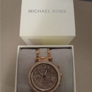 Michael Kors Rose Gold Chronograph Watch